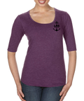 CLEARANCE - Women's *Anchor* Scoop Neck Tee