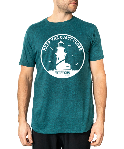 Premium Unisex Short Sleeve Tee w/ Lighthouse logo