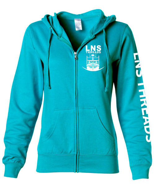 Women's Zip-up "Longliner" Hoodie