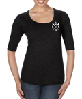 CLEARANCE - Women's *Boat Oars* Scoop Neck Tee