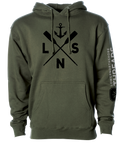 Unisex Heavyweight *Boat Oars* Hoodie