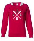 Women's "Boat Oars" Crewneck