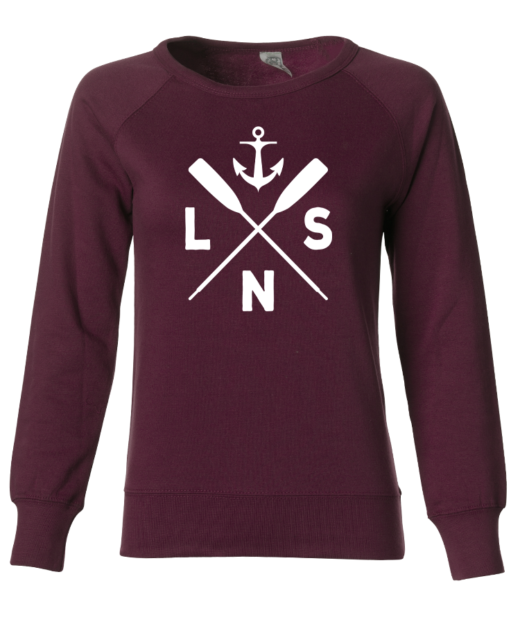 Women's "Boat Oars" Crewneck