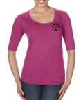 CLEARANCE - Women's *Boat Oars* Scoop Neck Tee
