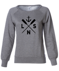 Women's "Boat Oars" Crewneck