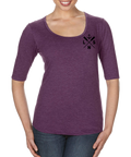 CLEARANCE - Women's *Boat Oars* Scoop Neck Tee