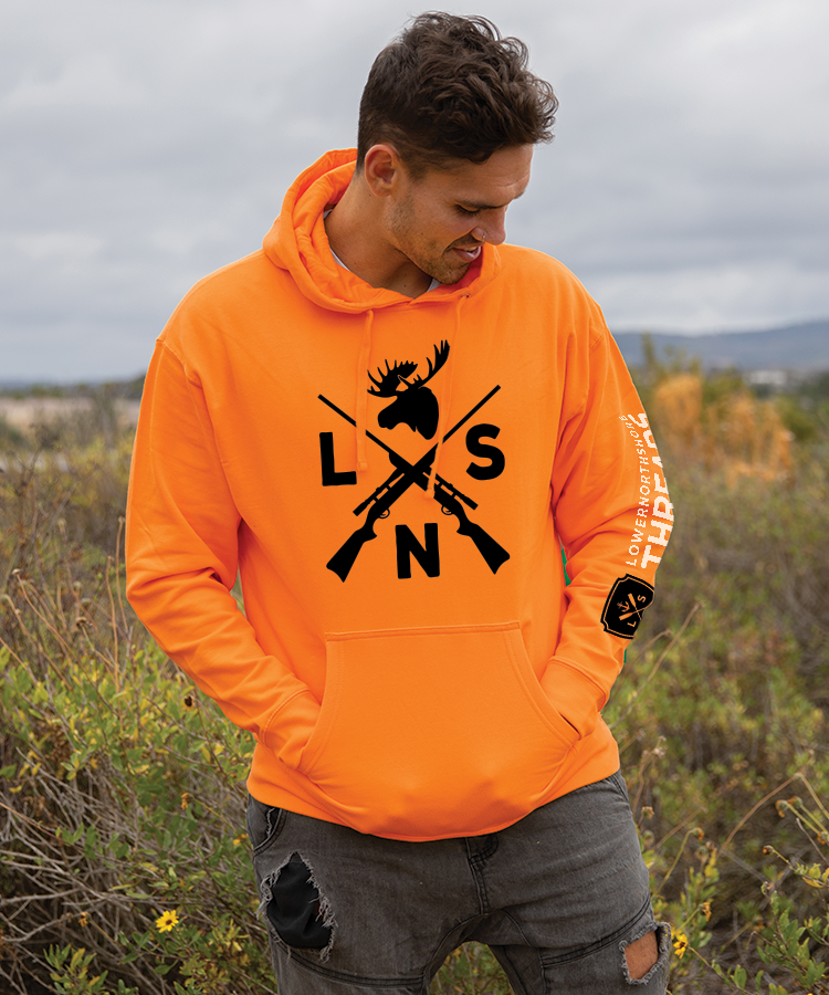 Moose Hunting Season Heavyweight Hoodie LNSThreads