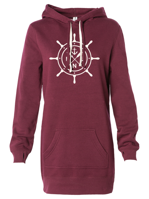 Women's *Ship's Wheel* Hooded Pullover Dress