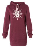 Women's *Ship's Wheel V2* Hooded Pullover Dress