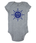 Boy's "Ship's Wheel" Baby Onesie