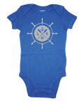 Boy's "Ship's Wheel" Baby Onesie