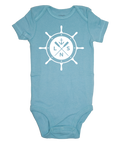 Boy's "Ship's Wheel" Baby Onesie