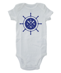 Boy's "Ship's Wheel" Baby Onesie